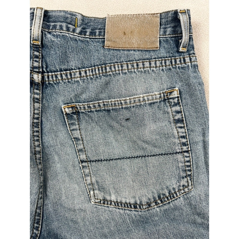VTG Y2k Nautica NS83 J-Class Relaxed Fit Jeans Blue Denim Men 34x29.5 Distressed